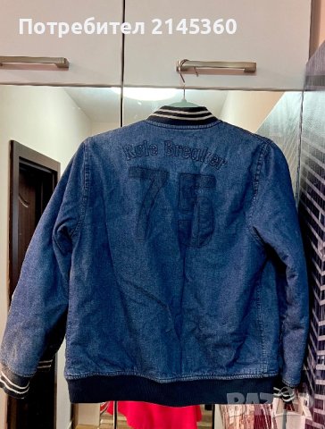 Дънково яке Zara 152см, снимка 2 - Детски якета и елеци - 42181625