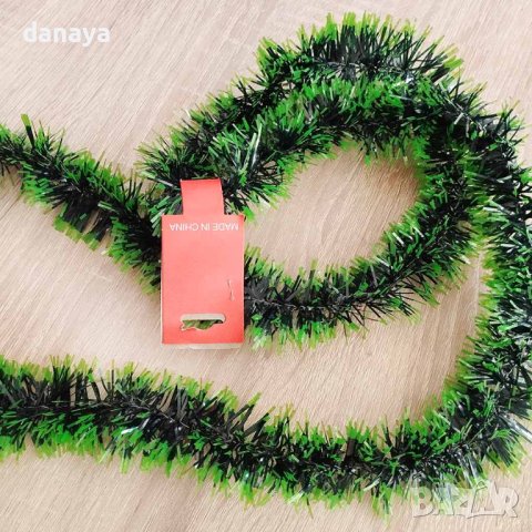 4200 Коледен Гирлянд 5см. 2 метра, различни цветове, снимка 2 - Декорация за дома - 42686182