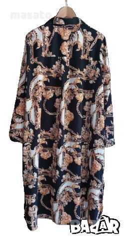 ZHENZI - шарена рокля риза, снимка 3 - Рокли - 34326551