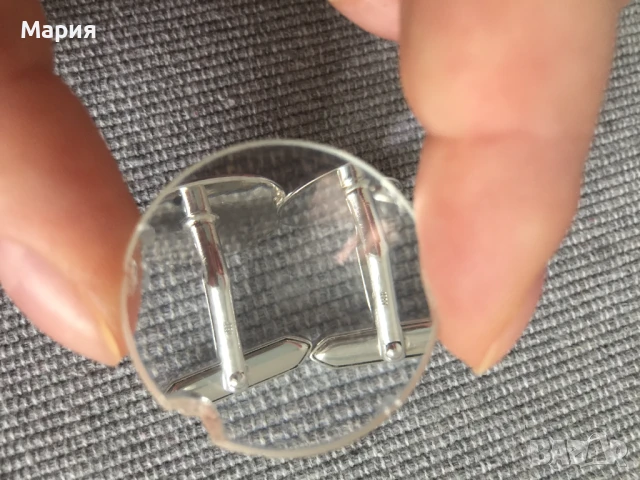 835 L Красиви модерни копчета за ръкавеи Сребро или Медицинска Стомана ? / Картие Знак, снимка 3 - Други - 51273450