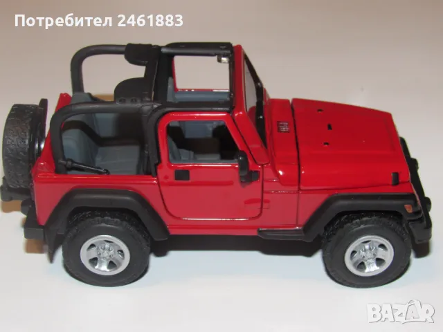 1/32 SIKU JEEP WRANGLER метална количка за колекционери , снимка 3 - Колекции - 48668545