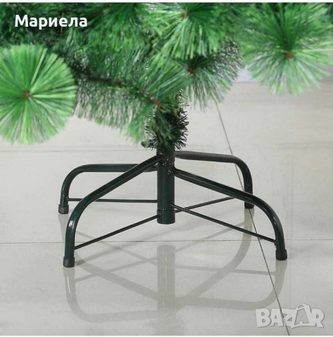 Елха естествено зелена с шишарки, снимка 4 - Декорация за дома - 52442057