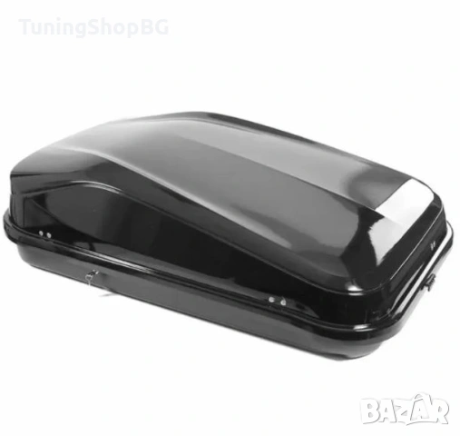 Автобокс Junior Easy 132x78x36cm с 85 mm крепежи, с ключ, 320 литра,черен гланц, снимка 3 - Аксесоари и консумативи - 53338365