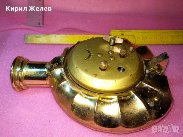 SHANGHAI CHINA Стар РЯДЪК ФИГУРАЛЕН КОЛЕКЦИОНЕРСКИ РЕТРО МЕХАНИЧЕН КИТАЙСКИ БУДИЛНИК ШАНХАЙ 24818, снимка 3 - Антикварни и старинни предмети - 44549240