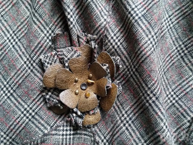 Асиметрична вълнена пола, снимка 3 - Поли - 35017988