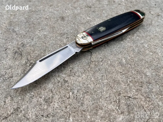 Сгъваем джобен нож Cattleman Black Micarta RR2380