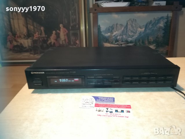pioneer f-229 stereo tuner-made in japan-sweden 0411202010, снимка 4 - Ресийвъри, усилватели, смесителни пултове - 30676621
