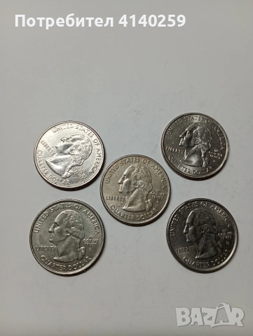 САЩ МОНЕТИ 1/4 КУОРТЪР ДОЛАР 2007 Г , снимка 2 - Нумизматика и бонистика - 53068945