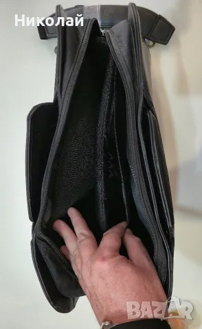 Оригинална бизнес чанта Dell Executive Leather Attaché, снимка 2 - Чанти - 55724278
