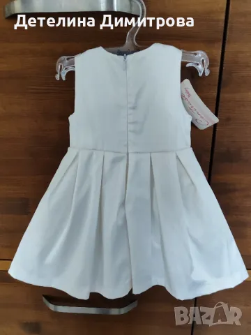 Нова рокля с болеро , снимка 3 - Бебешки рокли - 47332873