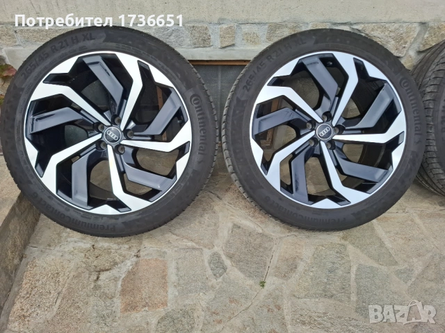21"Оригинални Джанти с гуми Ауди Е-tron , снимка 4 - Гуми и джанти - 54206537