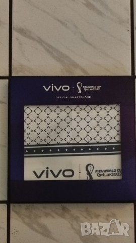 Рекламен копринен шал VIVO от световното в Катар 2022 г. , снимка 5 - Фен артикули - 39447800