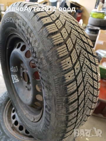 Комплект метални джанти със зимни гуми 195/65/15 Vw passat audi A3 A4 golf 5/6 seat skoda , снимка 7 - Гуми и джанти - 54366098