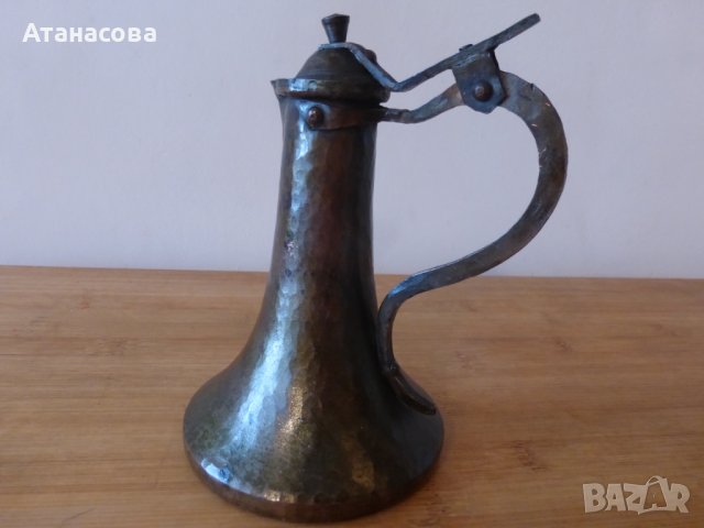 Стар меден сервиз за греяна ракия 1920 г, снимка 5 - Антикварни и старинни предмети - 42381110