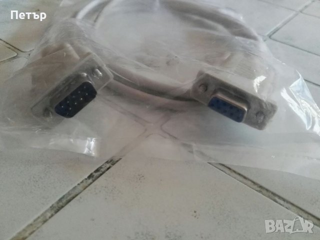 Кабел RS232 9Pin Male Female (мъжко - женско) рс232