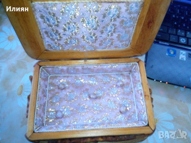 Дървена кутия за бижута, снимка 5 - Други - 35398683
