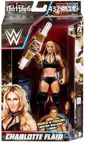 Екшън фигурка Charlotte Flair, серия WWE Survivor, Mattel, допълнителни аксесоари в комплекта