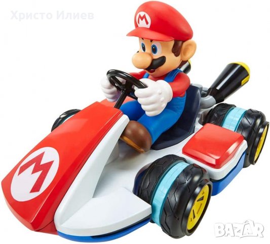 Nintendo Mario Kart 8 RC Супер Марио Кола с дистанционно, снимка 6 - Коли, камиони, мотори, писти - 39374921