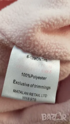 Бебешка шапка шалче 2в1  размер 6-12 месеца , снимка 4 - Бебешки шапки - 47785151