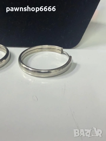 Сребърни обеци 925 проба, снимка 3 - Обеци - 54026623