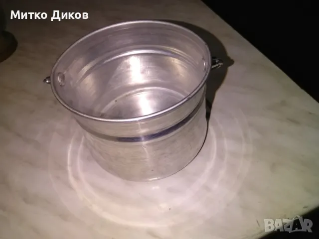 Алуминиева котелка 0.500млл от соца отлична фи 115мм и Н-86мм