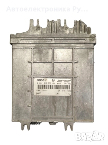 Компютър Двигател за Renault Megane, HOM7700111552 , 0281010077