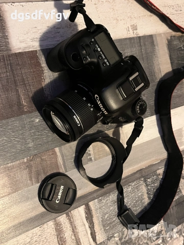 Canon EOS 7D Mark II + обектив Canon EF-S 18-55mm f/3.5-5.6 IS STM, снимка 2 - Фотоапарати - 53948257