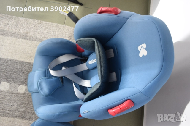 Стол за кола Kikka Boo Senior Light blue Isofix (9-25 кг.), снимка 2 - Столчета за кола и колело - 52398865