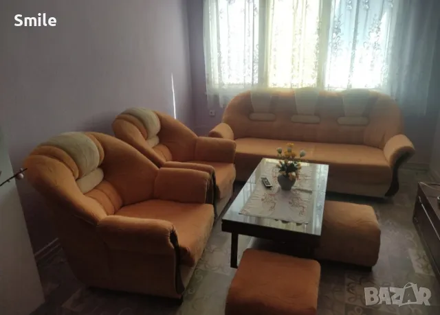 Диван с фотьойли , снимка 2 - Дивани и мека мебел - 49719940