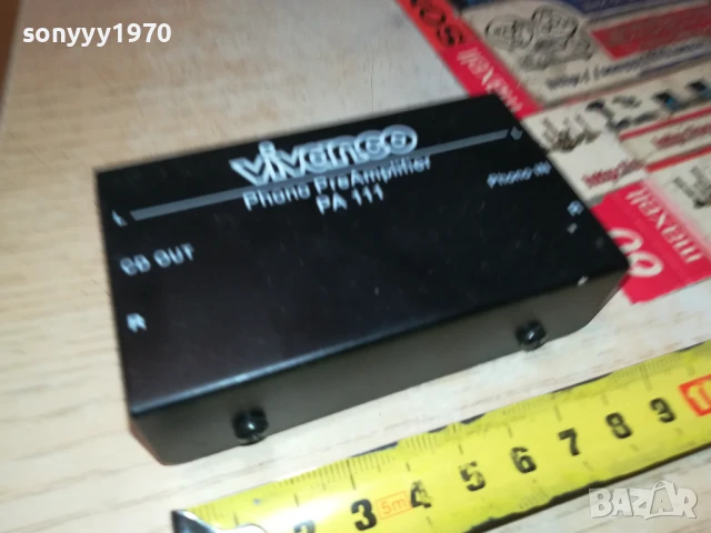 VIVANCO PA111 PHONO PREAMPLIFIER 2907250911, снимка 12 - Ресийвъри, усилватели, смесителни пултове - 51175139