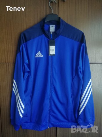 Adidas Ново Оригинално Синьо Горнище размер L Анцуг 