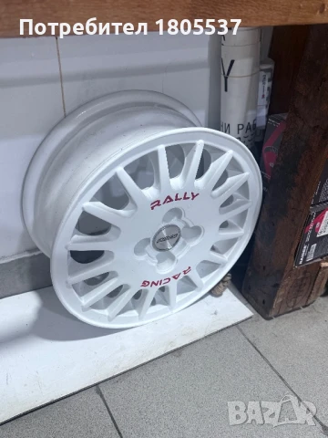 Рали джанти 15цола 4х100, снимка 4 - Гуми и джанти - 50920903