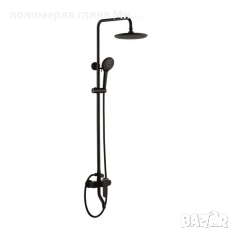 Душ система Торино черен мат INTER CERAMIC , снимка 1