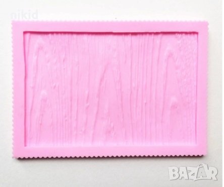 Дърво Дървесина Кора текстура голям силиконов молд форма фондан шоколад гипс украса торта, снимка 2 - Форми - 31998187