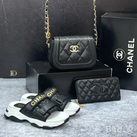чехли на платформа chanel , снимка 5 - Чехли - 50999987