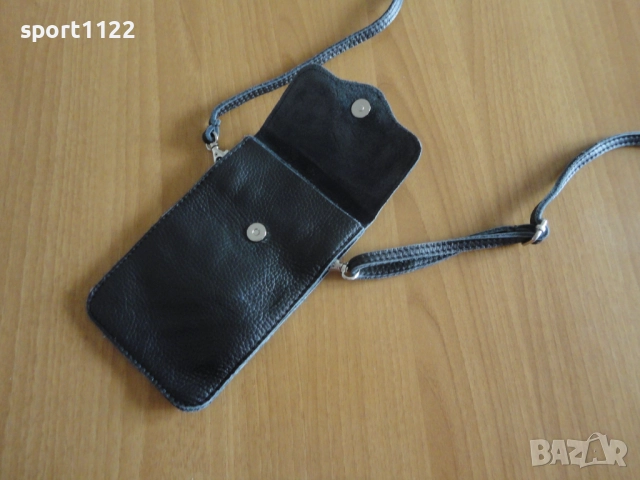 Vera pelle/естествена кожа/чантичка/калъф за телефон, снимка 4 - Портфейли, портмонета - 51691732