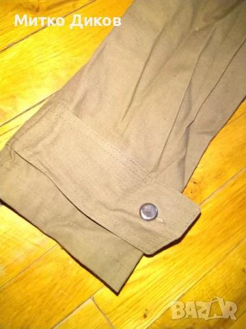 Анорак бризентов от соца Младост Годеч нов с качулка цял цип 3 джоба размер М, снимка 6 - Екипировка - 51080572