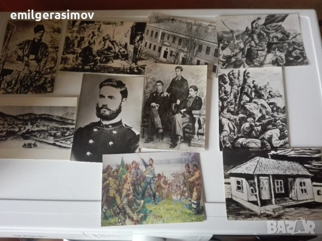 Маслена картина и картички с революционери., снимка 12 - Антикварни и старинни предмети - 39968443