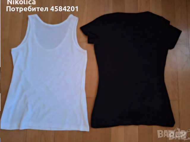 Дамска блуза Trussardi и потник Calvin Klein, размер М, снимка 6 - Тениски - 51606653