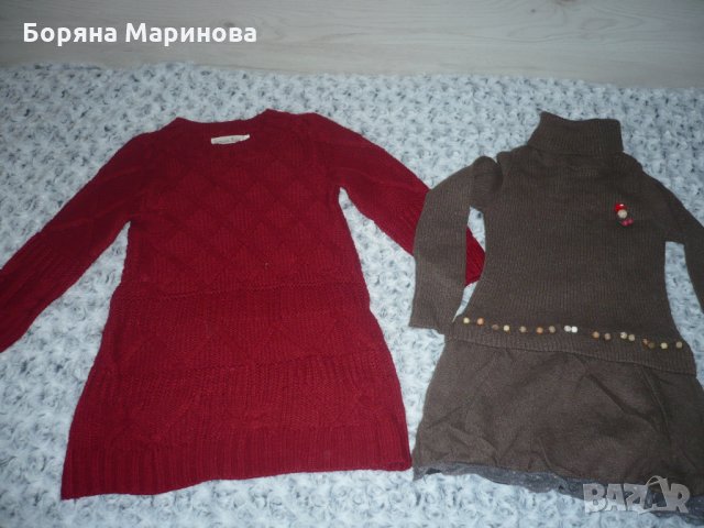 Дънково яке, жилетка, рокли и клинчета, снимка 8 - Детски якета и елеци - 34046351