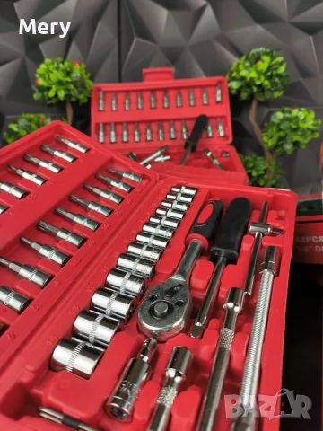 Комплект за ремонт на автомобил от 46 части ISC Chromium Steel