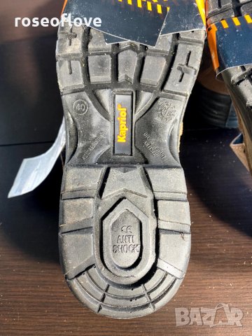 Нови италиански работни обувки KAPRIOL модел Dallas S1 P SRC номер 40, снимка 10 - Мъжки ботуши - 30760162