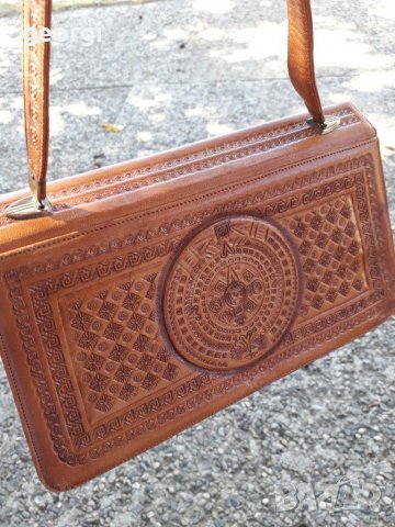 Дамска луксозна кожена чанта уникат  2/3, снимка 3 - Чанти - 30221914