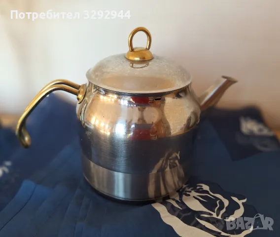 Чайник инокс, снимка 3 - Сервизи - 47881508