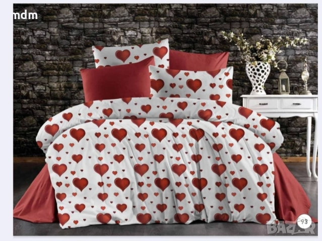 Марка VALDİVİA луксозен двоен ранфорс спален комплект 100% памук- 49 лв, снимка 12 - Спално бельо - 44016503