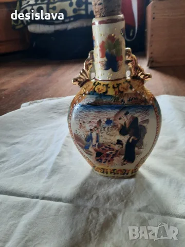 Продавам гръцка порцеланова бъклица, снимка 3 - Декорация за дома - 56138353