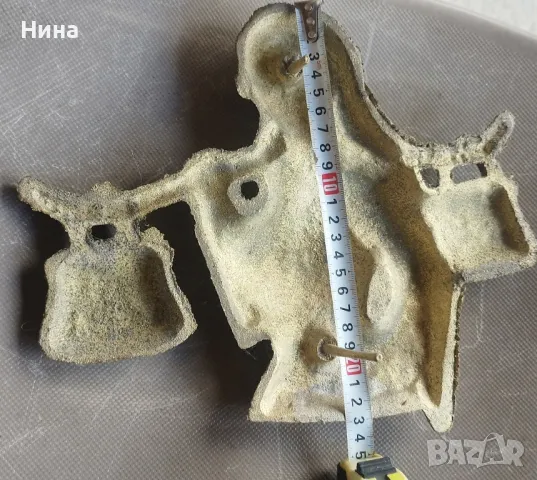 Месингова украса за чешма жена с ведра, снимка 3 - Декорация за дома - 48598501