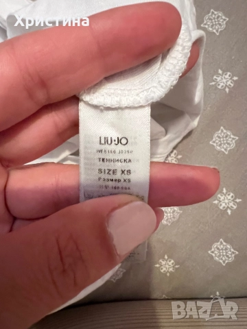 Блуза с къс ръкав Liu jo, снимка 3 - Блузи с дълъг ръкав и пуловери - 51871364