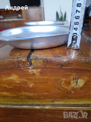 Стара алуминиева чиния,чинии,паници, снимка 3 - Антикварни и старинни предмети - 34453228