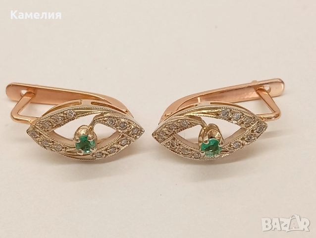 Руско злато , снимка 2 - Обеци - 52440135